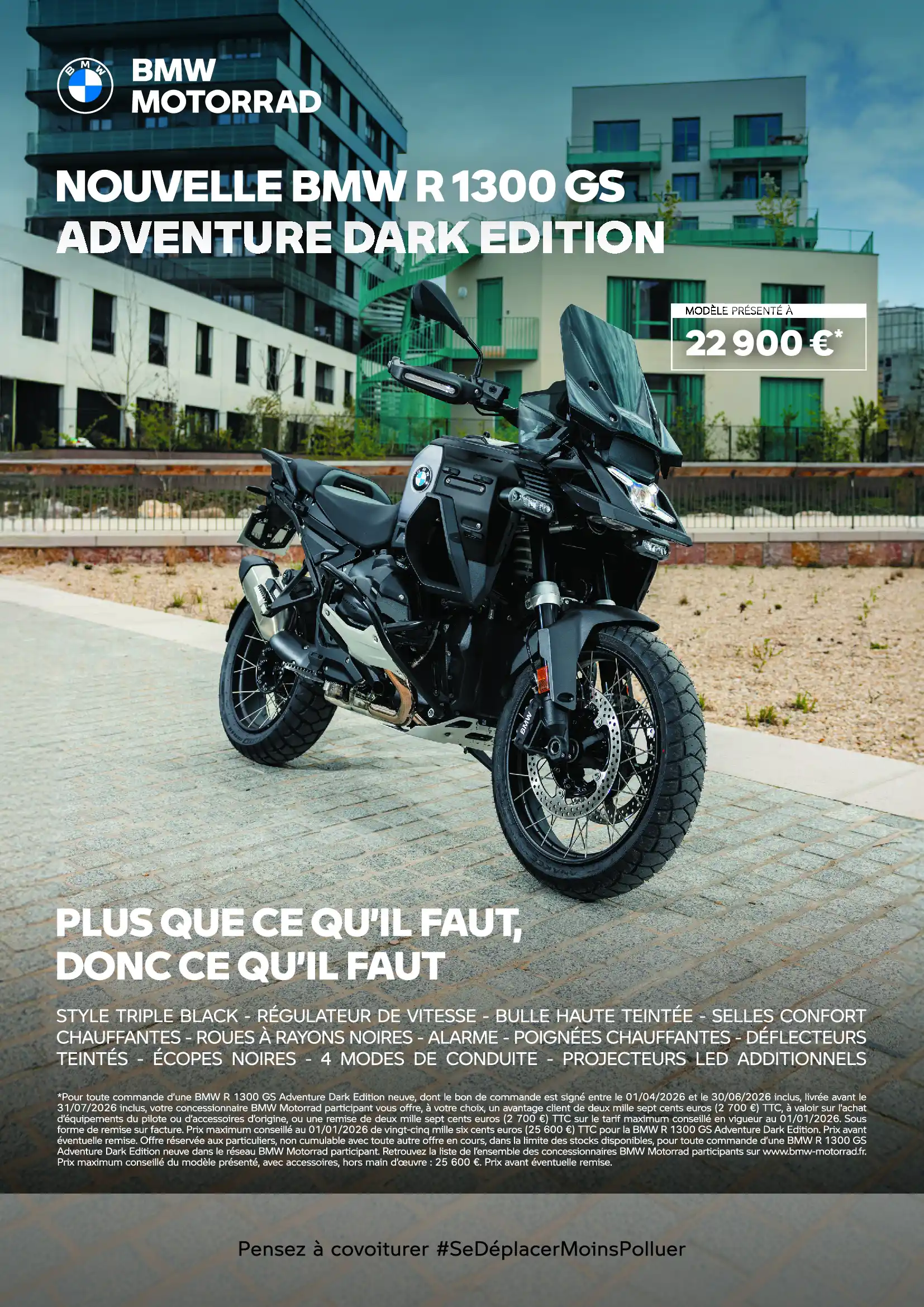 Groupe Lempereur BMW 1300 GS Adventure Dark Edition - Offre loyer 299€/mois* sans apport