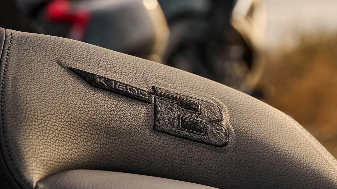 Selle et espace passager de la BMW Motorrad K 1600 B