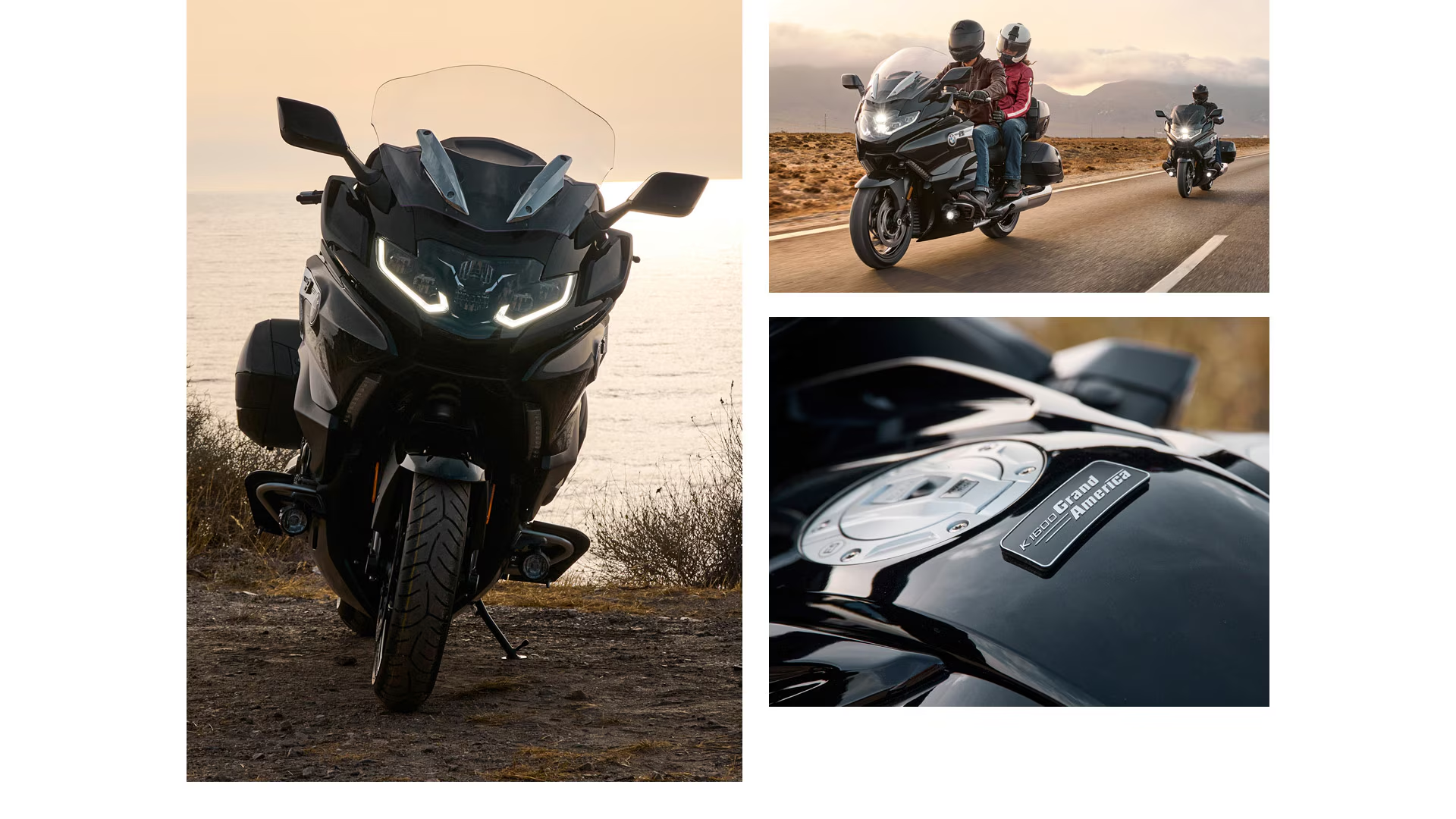 BMW Motorrad K 1600 Grand America sur route panoramique