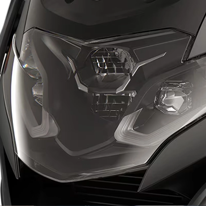 Tableau de bord TFT et commandes de la BMW Motorrad K 1600 Grand America