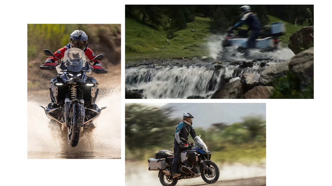 BMW Motorrad R 1300 GS Adventure en action sur piste tout-terrain