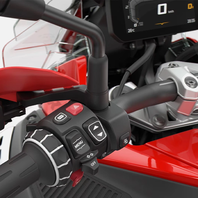 Tableau de bord TFT de la BMW Motorrad R 1300 GS