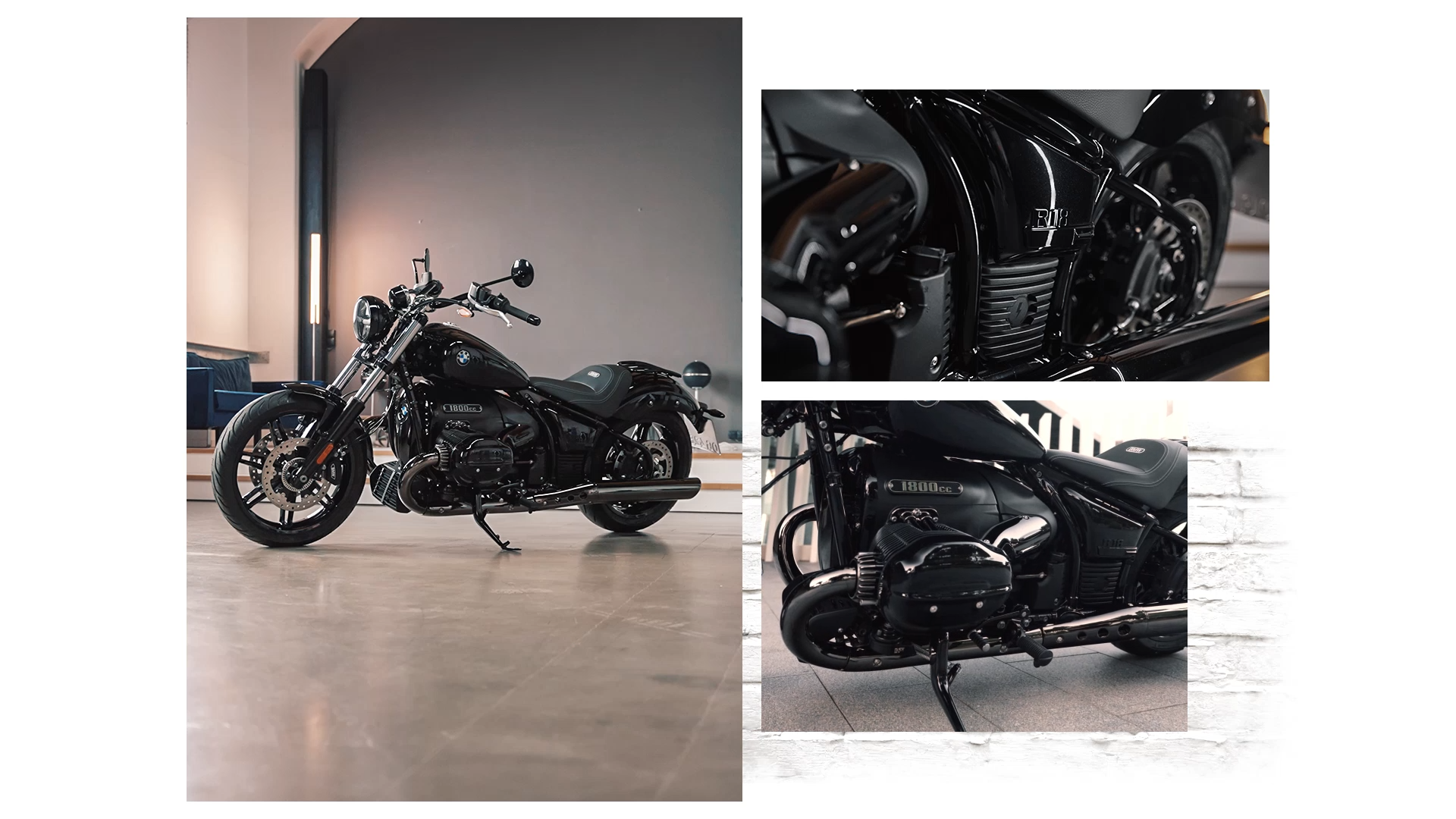 BMW Motorrad R 18 en action sur route