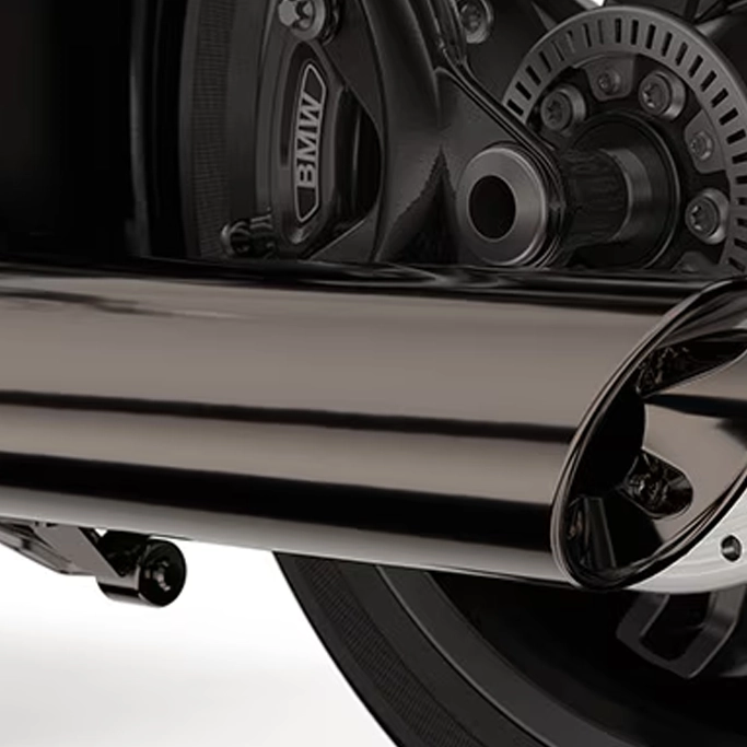 Détail rétro de la BMW Motorrad R 18