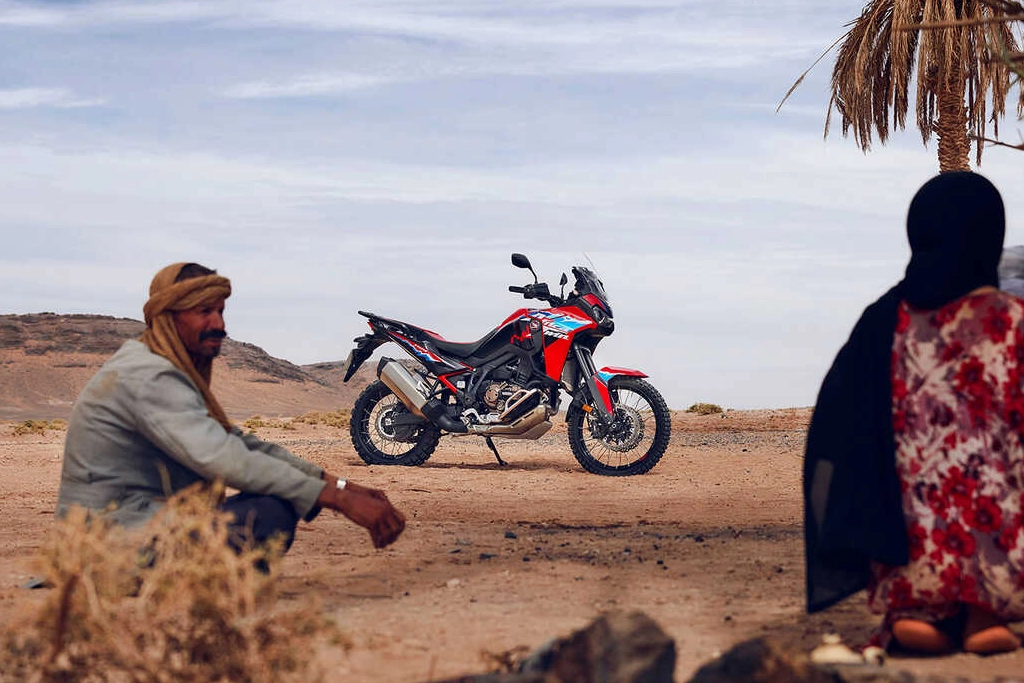 Tableau de bord numérique de la Honda Africa Twin
