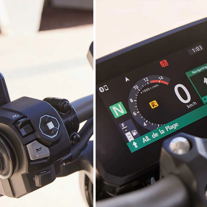 Honda CB650R tableau de bord