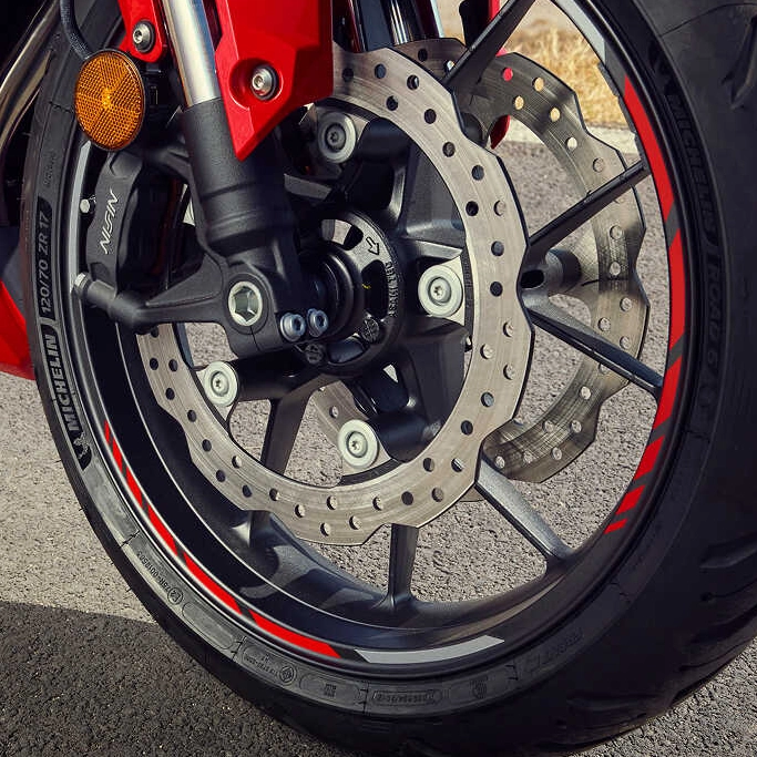 Détail du carénage de la Honda CBR500R