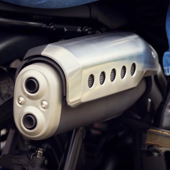 Design scrambler de la Honda CL500, vue latérale