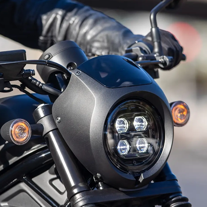 Honda CMX500 Rebel vue de profil, design néo-rétro