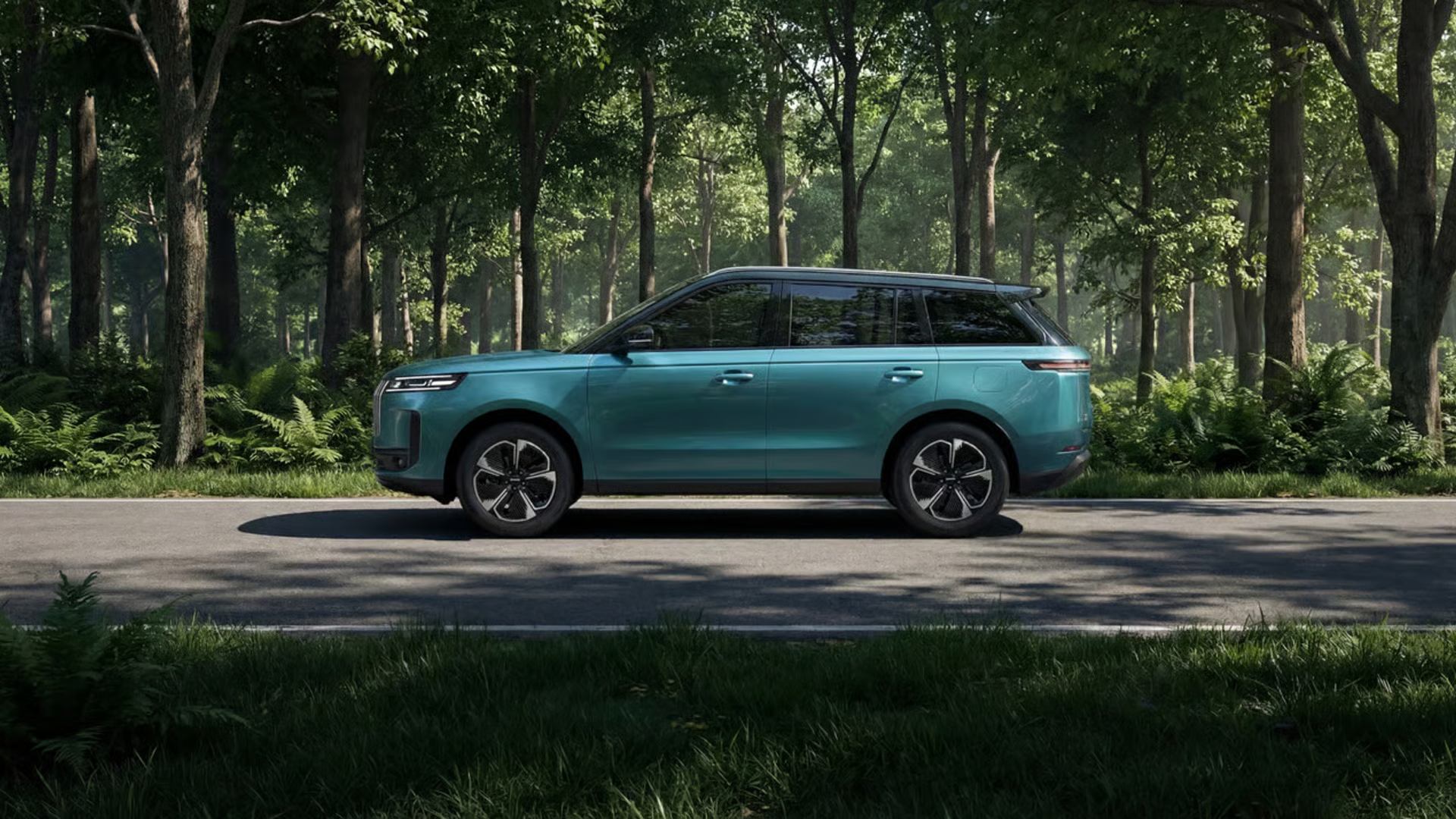 profil du Jaecoo 5 affichant la navigation