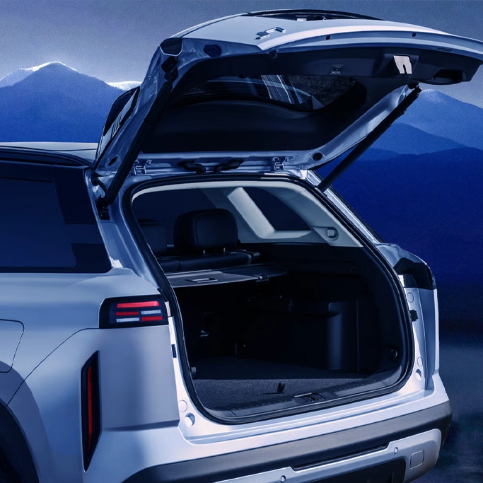 Coffre du Jaecoo 7 avec signature lumineuse LED