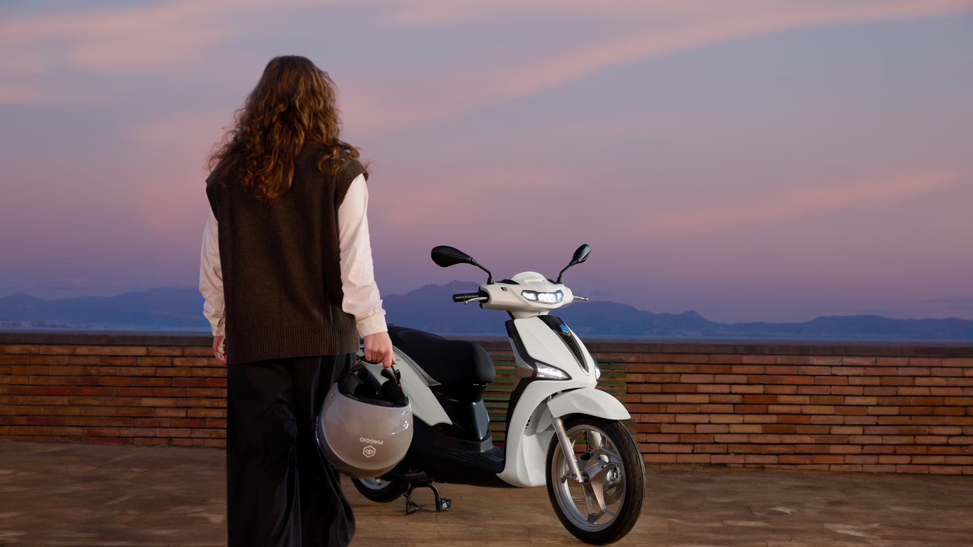 Selle et poste de conduite du Piaggio Liberty