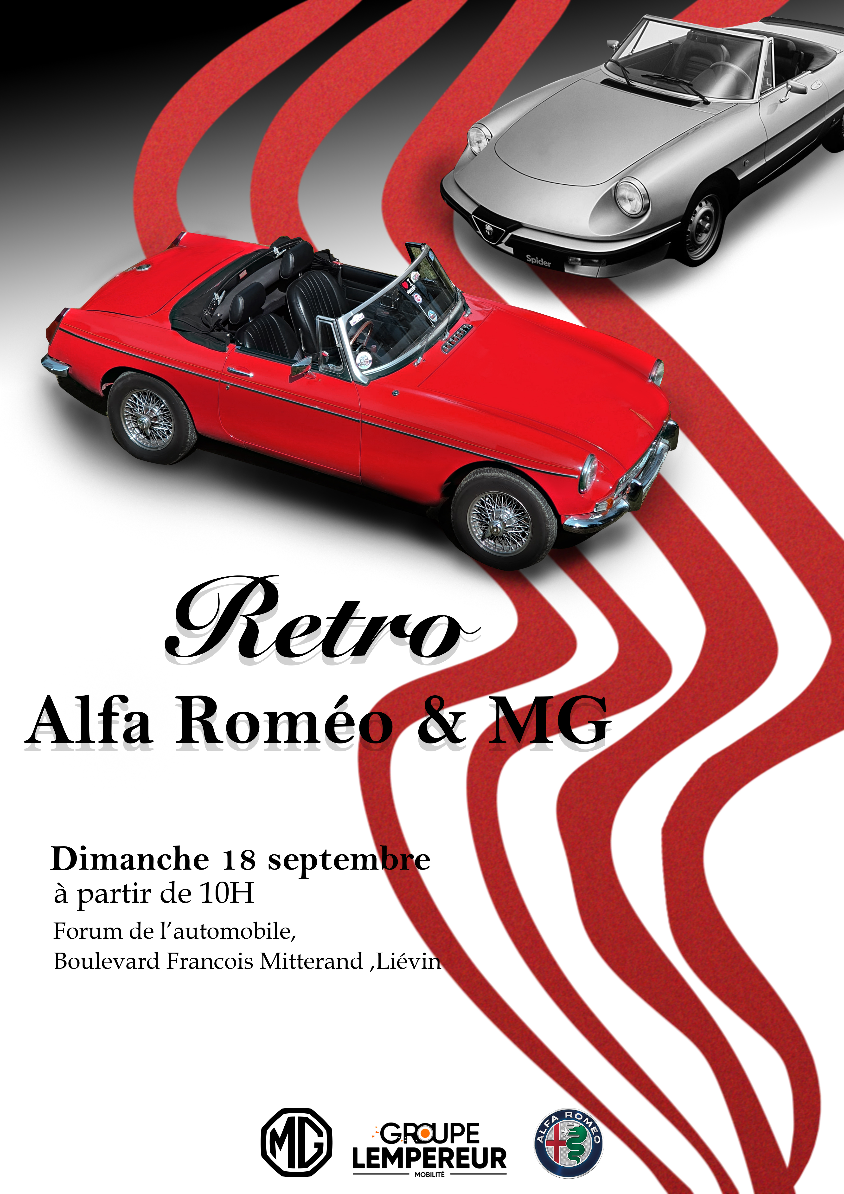 Retro Alfa Romeo & MG 2023 - affiche